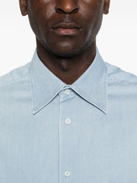 Brunello Cucinelli Men Cotton Shirt