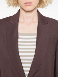 Brunello Cucinelli Women Single-Breasted Blazer Jacket