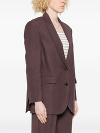 Brunello Cucinelli Women Single-Breasted Blazer Jacket