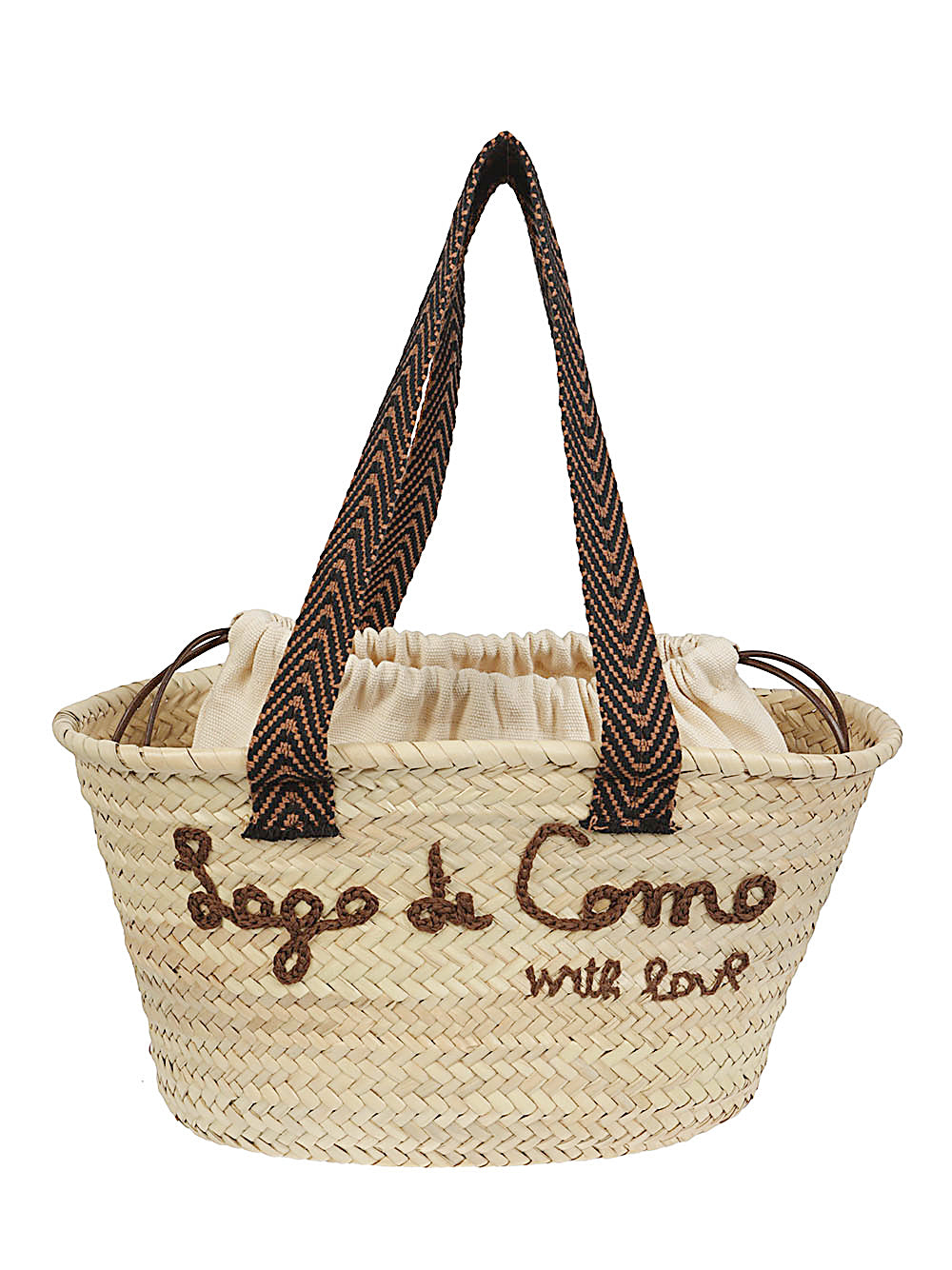 Catarzi 1910 Women Lago Di Como With Love Rafia Tote