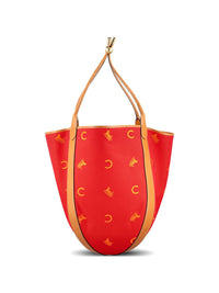 Celine Women Drop Large Jacquard Bucket Bag
