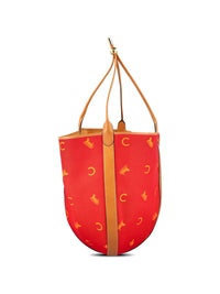 Celine Women Drop Large Jacquard Bucket Bag