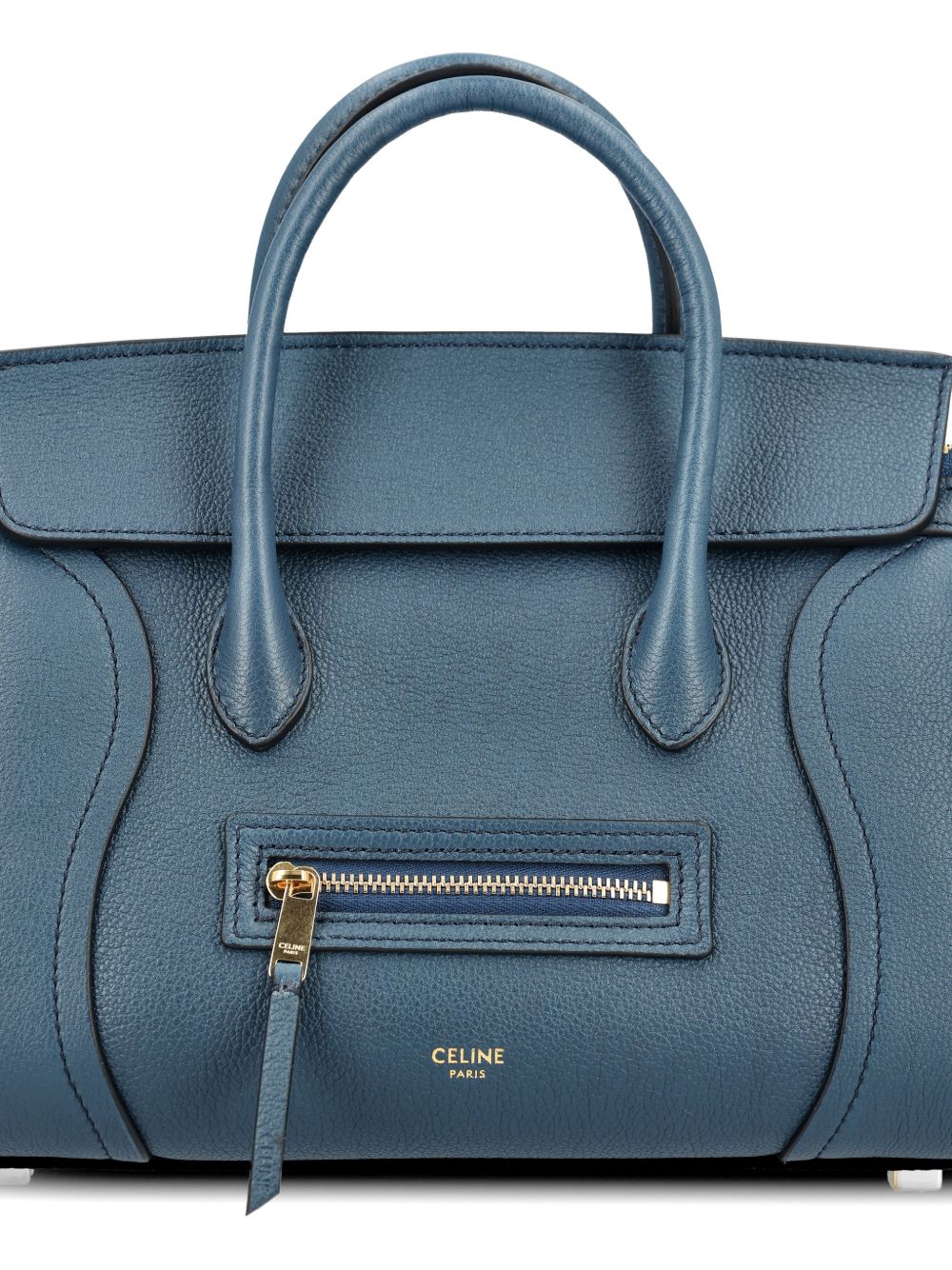 Celine Women Luggage Small Leather Tote – Bluefly