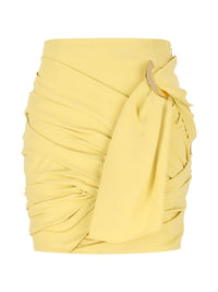 Celine Women Draped Mini Skirt