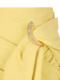 Celine Women Draped Mini Skirt