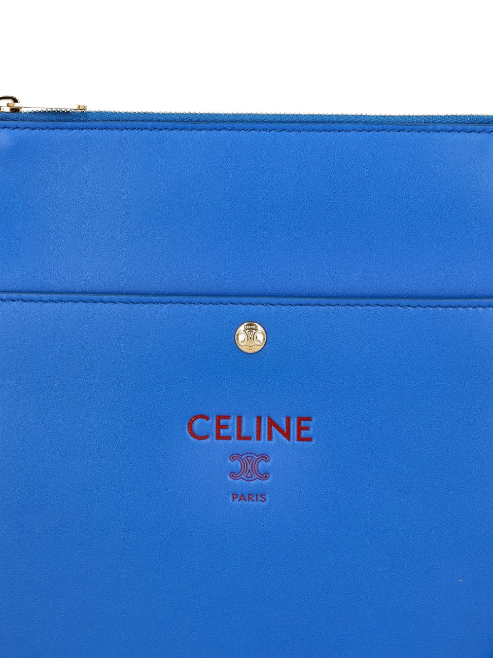 Celine Women Sharp Leather Pouch