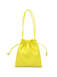 Celine Women Crystal Pouch Small Leather Bucket Bag