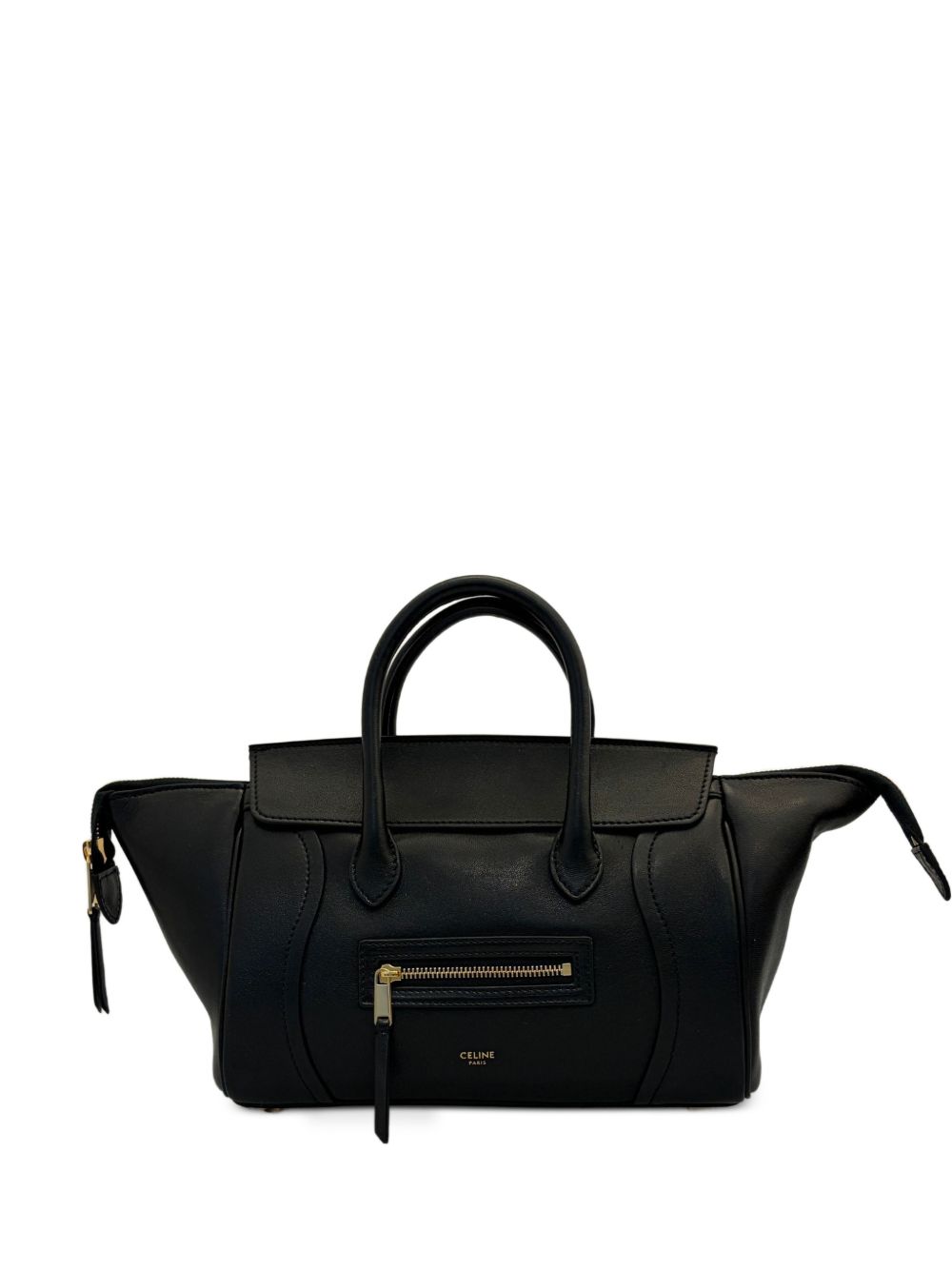 Celine Women Luggage Small Leather Tote Bag
