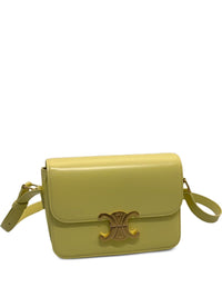 Celine Women Triomphe Teen Leather Crossbody Bag