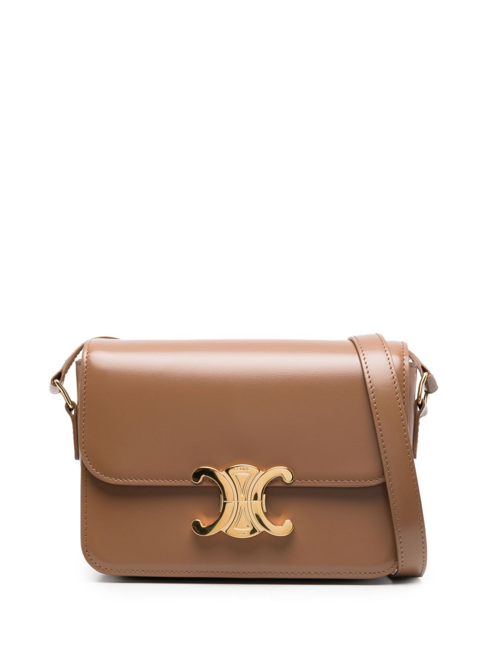 Celine Women Triomphe Teen Leather Crossbody Bag