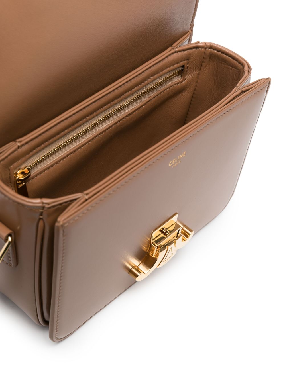 Celine Women Triomphe Teen Leather Crossbody Bag