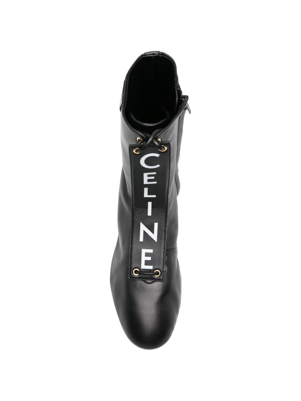 CELINE Celine Women Leather Lace-Up Boots