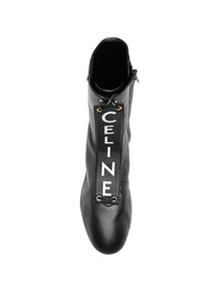 CELINE Celine Women Leather Lace-Up Boots