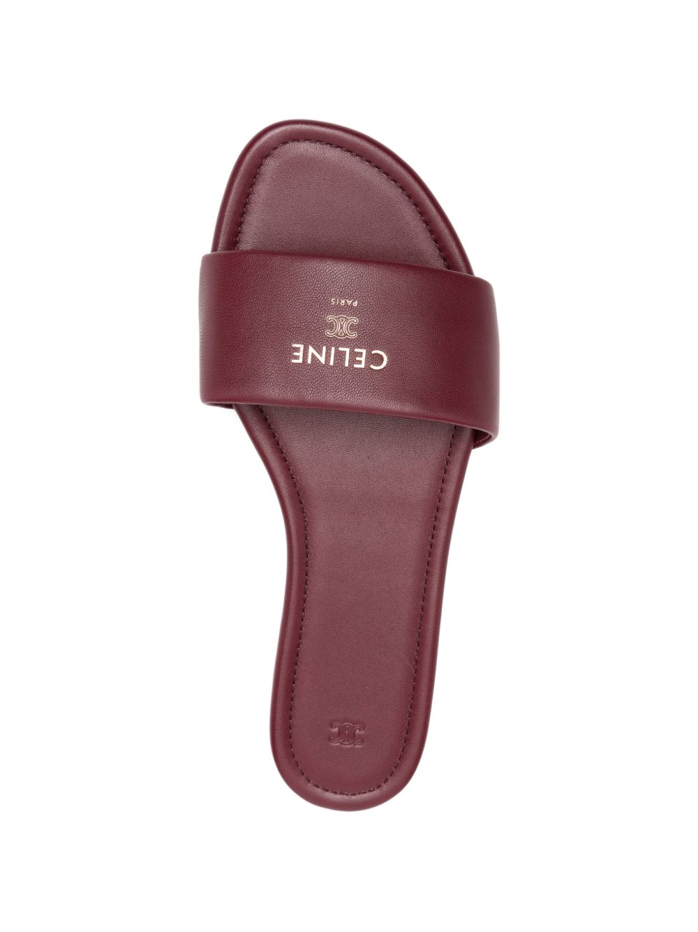 Celine Women Leather Flat Sandals