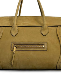 Celine Women Luggage Medium Leather Tote Bag