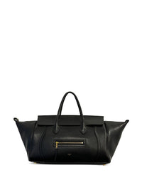 Celine Women Luggage Medium Leather Tote Bag