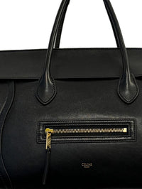 Celine Women Luggage Medium Leather Tote Bag