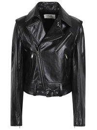 Celine Women Leather Biker Jacket