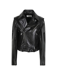 Celine Women Leather Biker Jacket