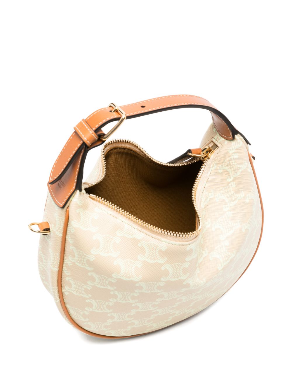 Celine Women Lulu Teen Triomphe Canvas Hobo Bag