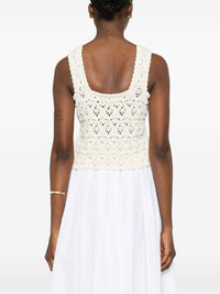 CELINE Celine Women Pointelle Cotton Top
