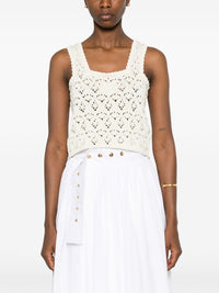CELINE Celine Women Pointelle Cotton Top