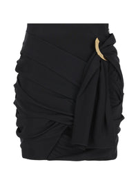 Celine Women Draped Mini Skirt