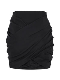 Celine Women Draped Mini Skirt