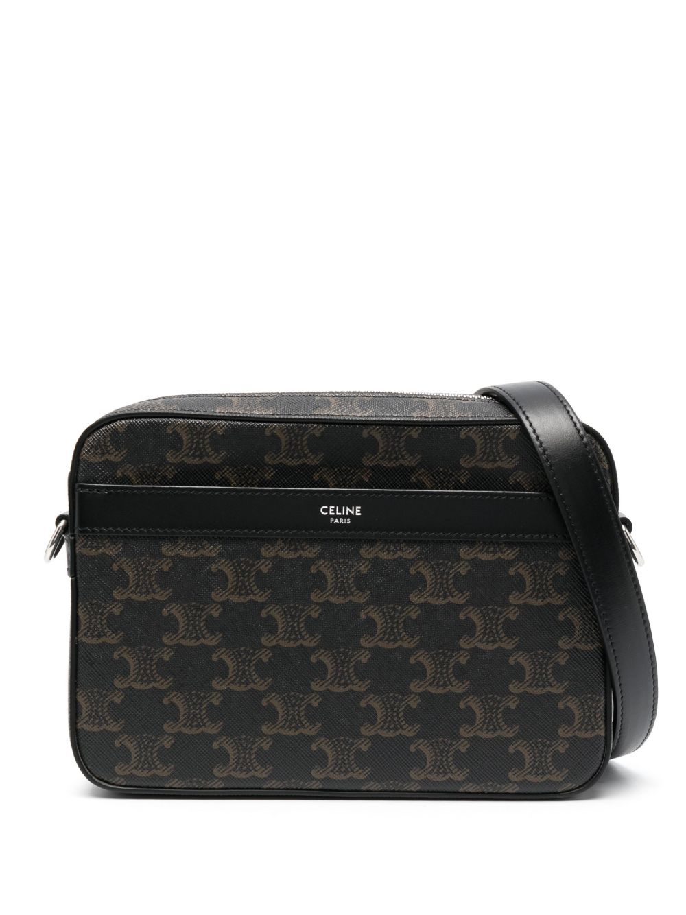 Celine Men Messenger Triomphe Canvas Small Crossbody Bag