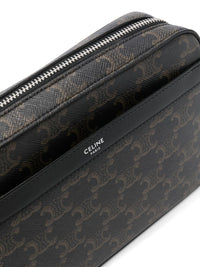 Celine Men Messenger Triomphe Canvas Small Crossbody Bag