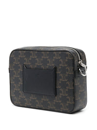 Celine Men Messenger Triomphe Canvas Small Crossbody Bag