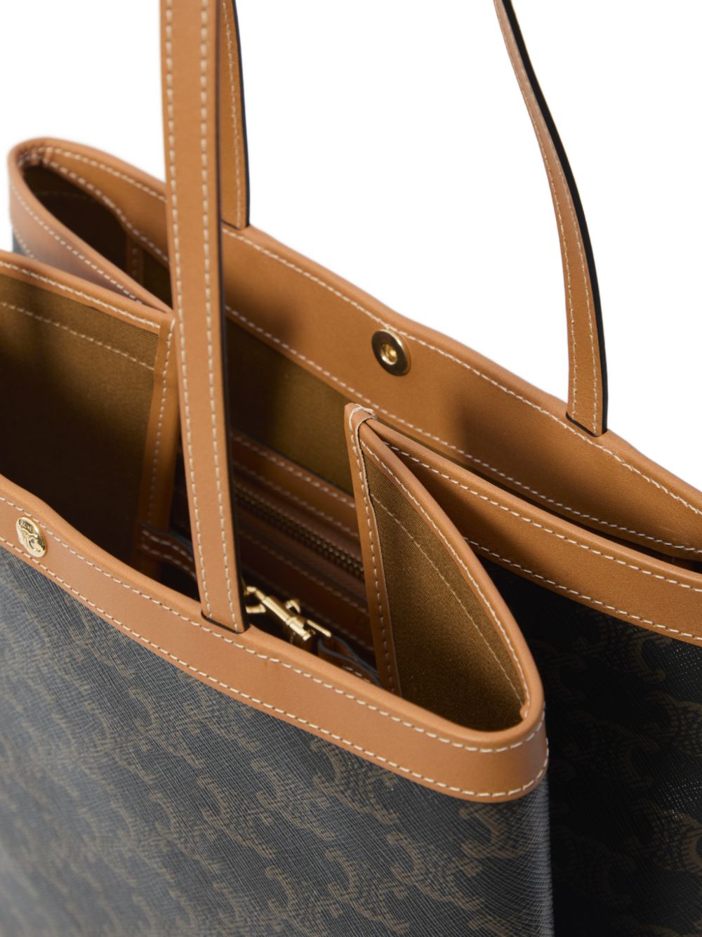 Celine Women Flat Triomphe Canvas Medium Tote