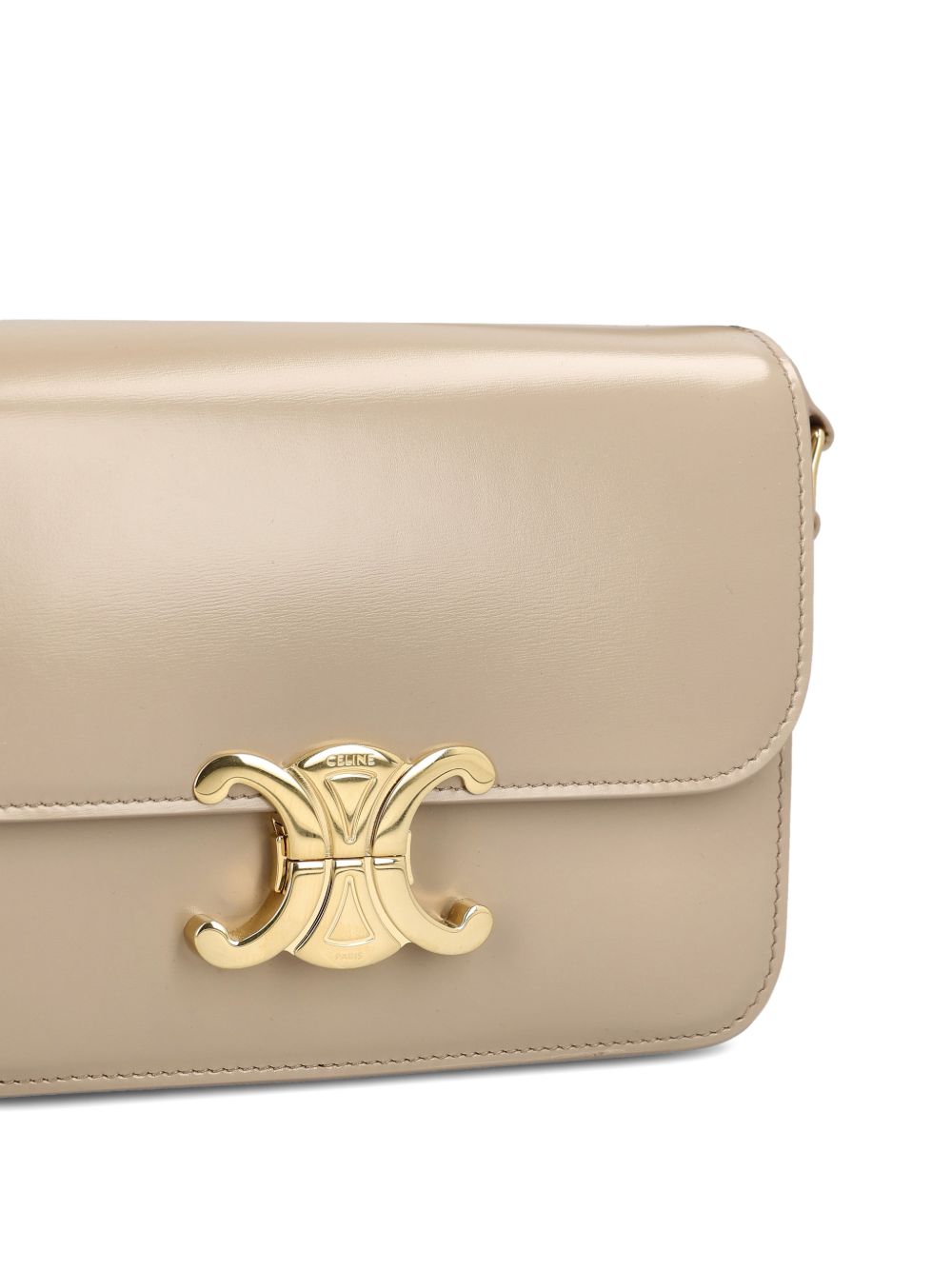 Celine Women Triomphe Teen Leather Crossbody Bag