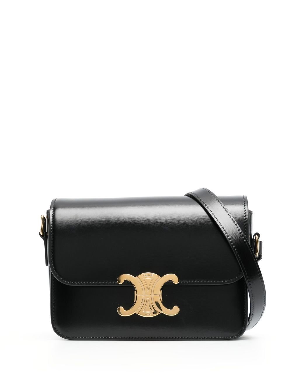 Celine Women Triomphe Teen Leather Crossbody Bag