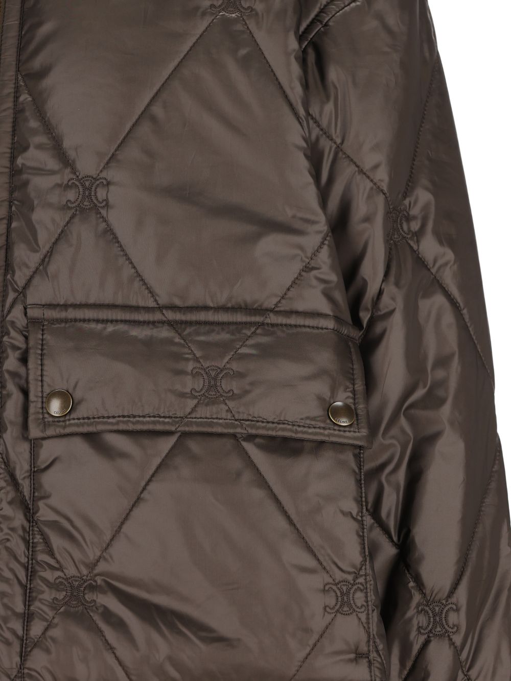 Celine Women Quilted Nylon Jacket