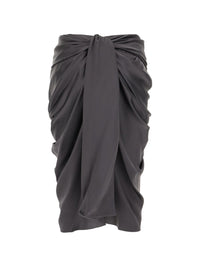 CHLOÉ Chloé Women Silk Draped Midi Skirt