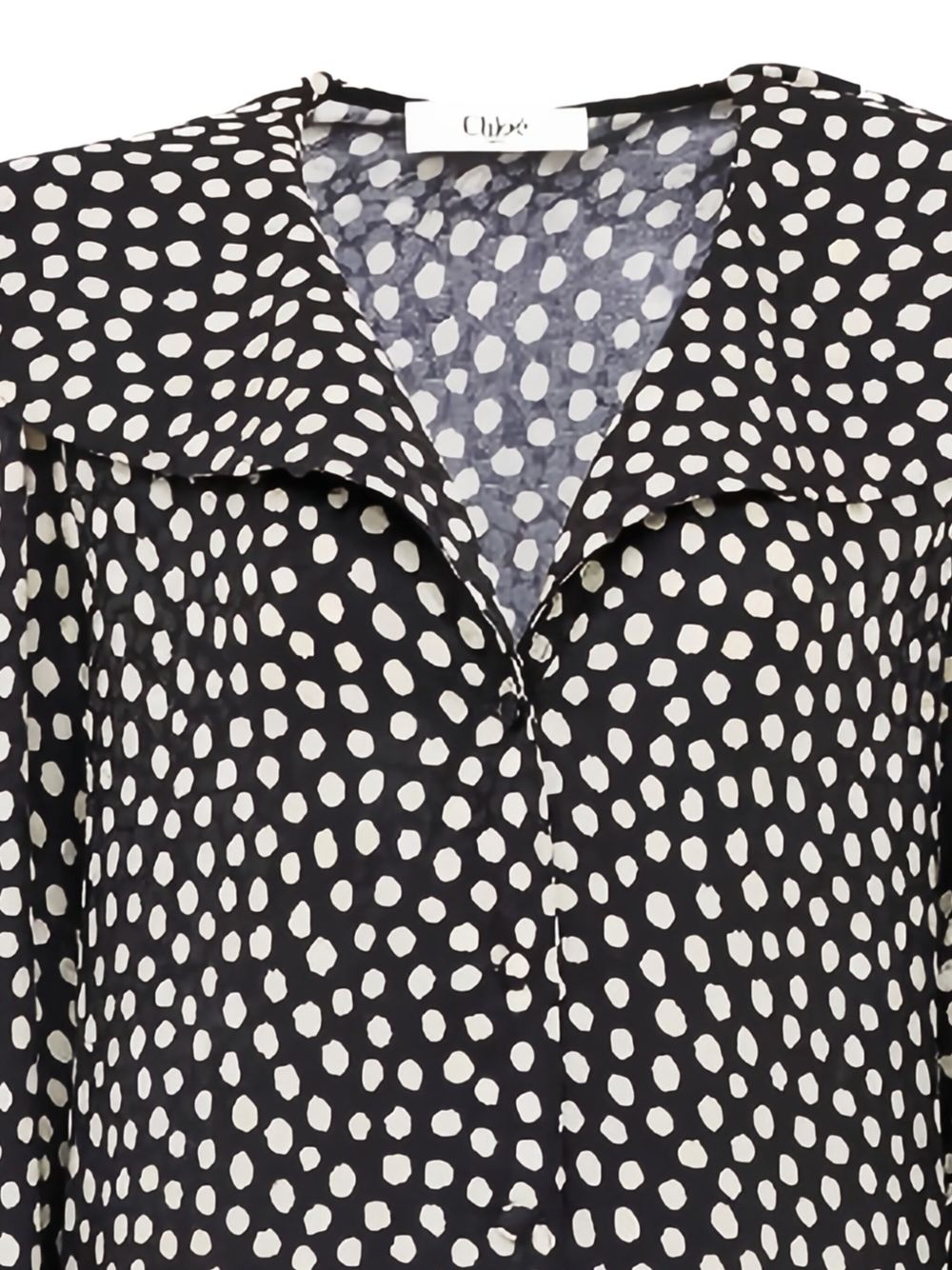 Chloé Women Dotted Silk Dress