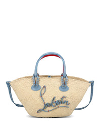 Christian Louboutin Women Cabata Mini Rafia Tote Bag