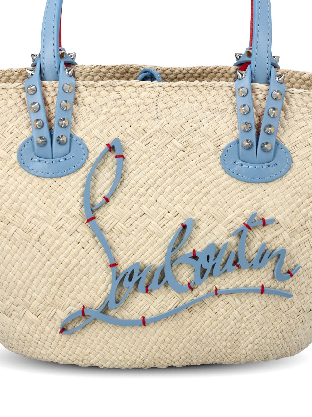Christian Louboutin Women Cabata Mini Rafia Tote Bag