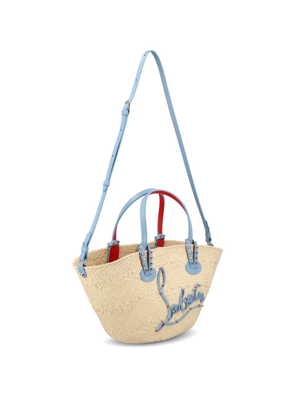 Christian Louboutin Women Cabata Mini Rafia Tote Bag