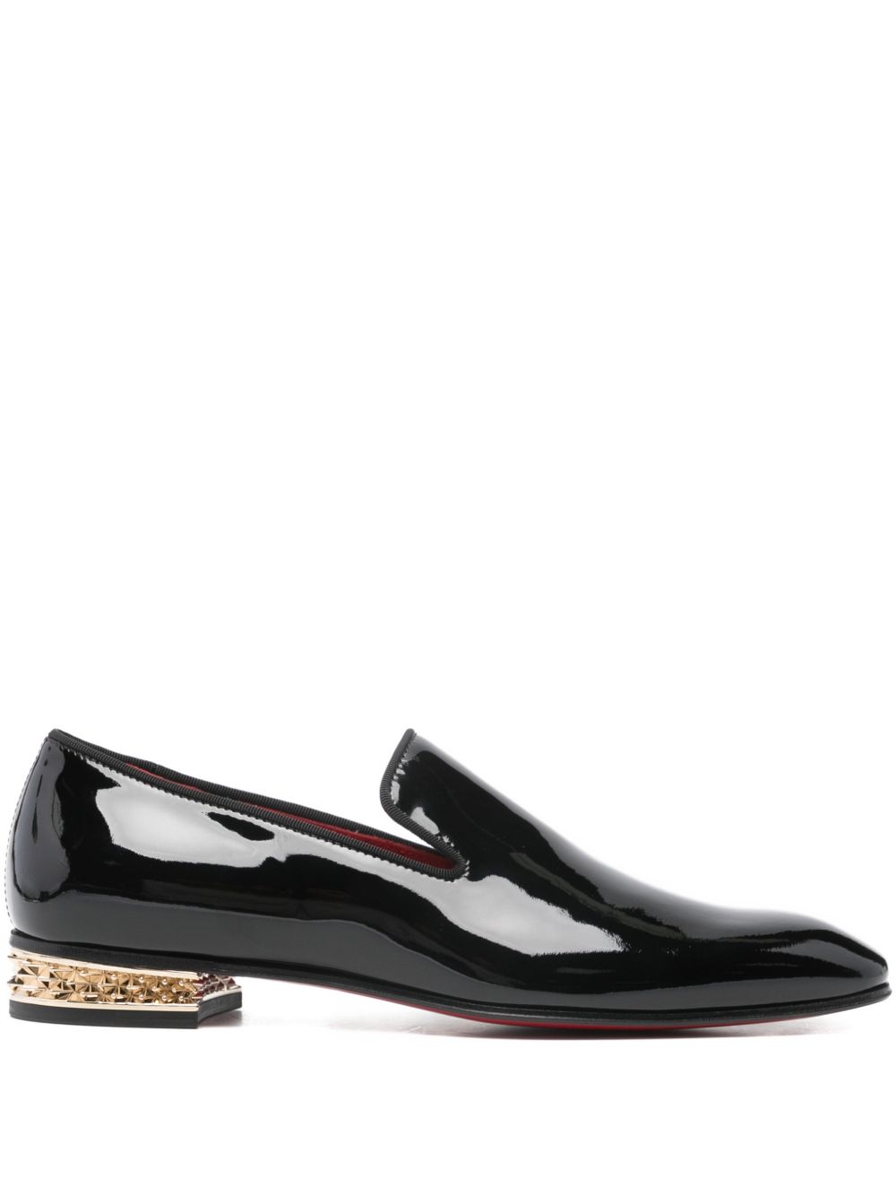 Christian Louboutin Men Dandy Rocks Patent Leather Loafers