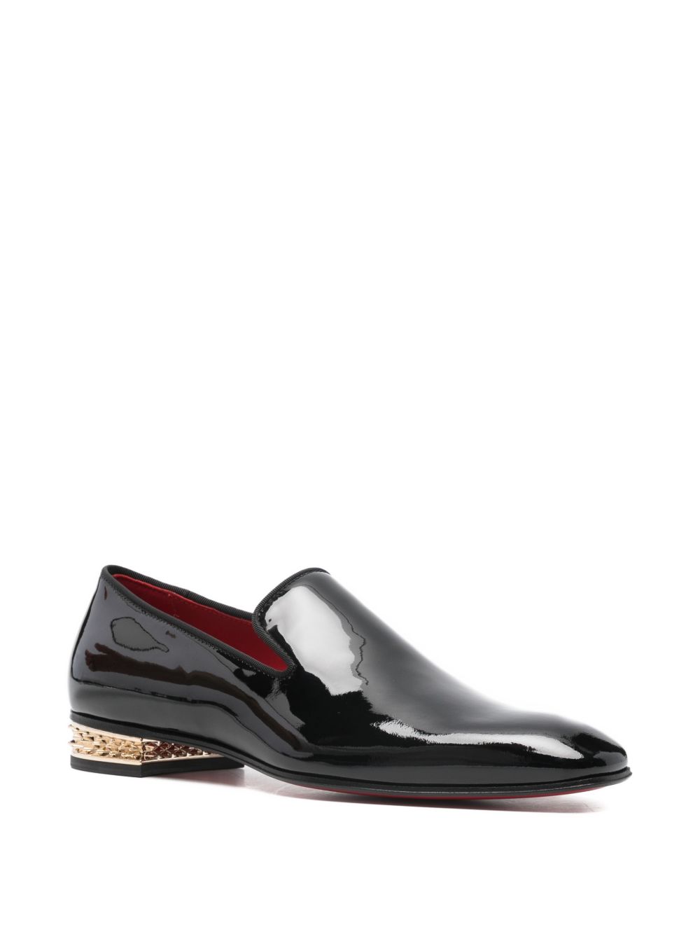 Christian Louboutin Men Dandy Rocks Patent Leather Loafers