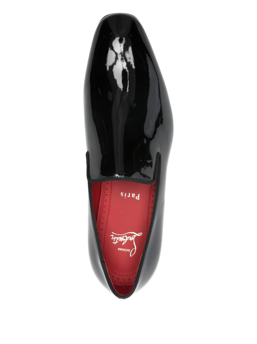 Christian Louboutin Men Dandy Rocks Patent Leather Loafers