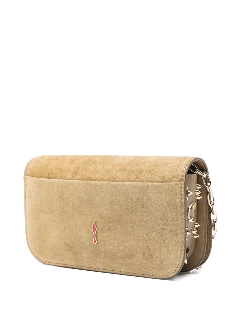 Christian Louboutin Women Paloma Suede Leather Clutch
