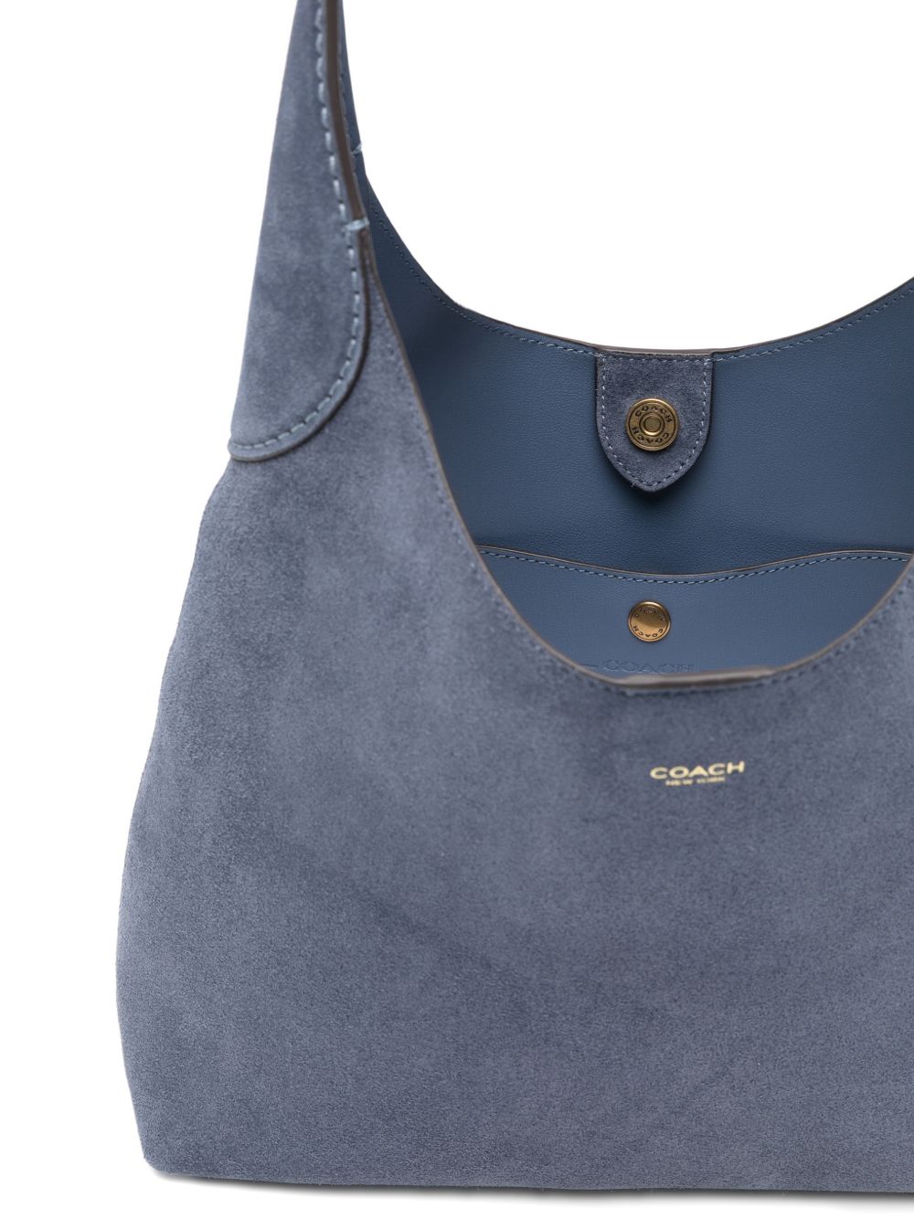 COACH Coach Women Brooklyn 28 Suede Leather Shoulder Bag