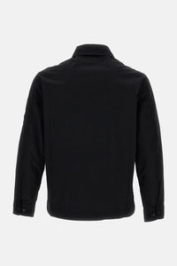 C.P. Company Men Oversized Organic Gabardine Zip-Up Shirt