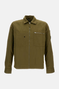 C.P. Company Men Oversized Organic Gabardine Zip-Up Shirt