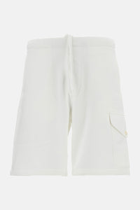 C.P. Company Men Diagonal Raised Fleece Cargo Sweatshorts