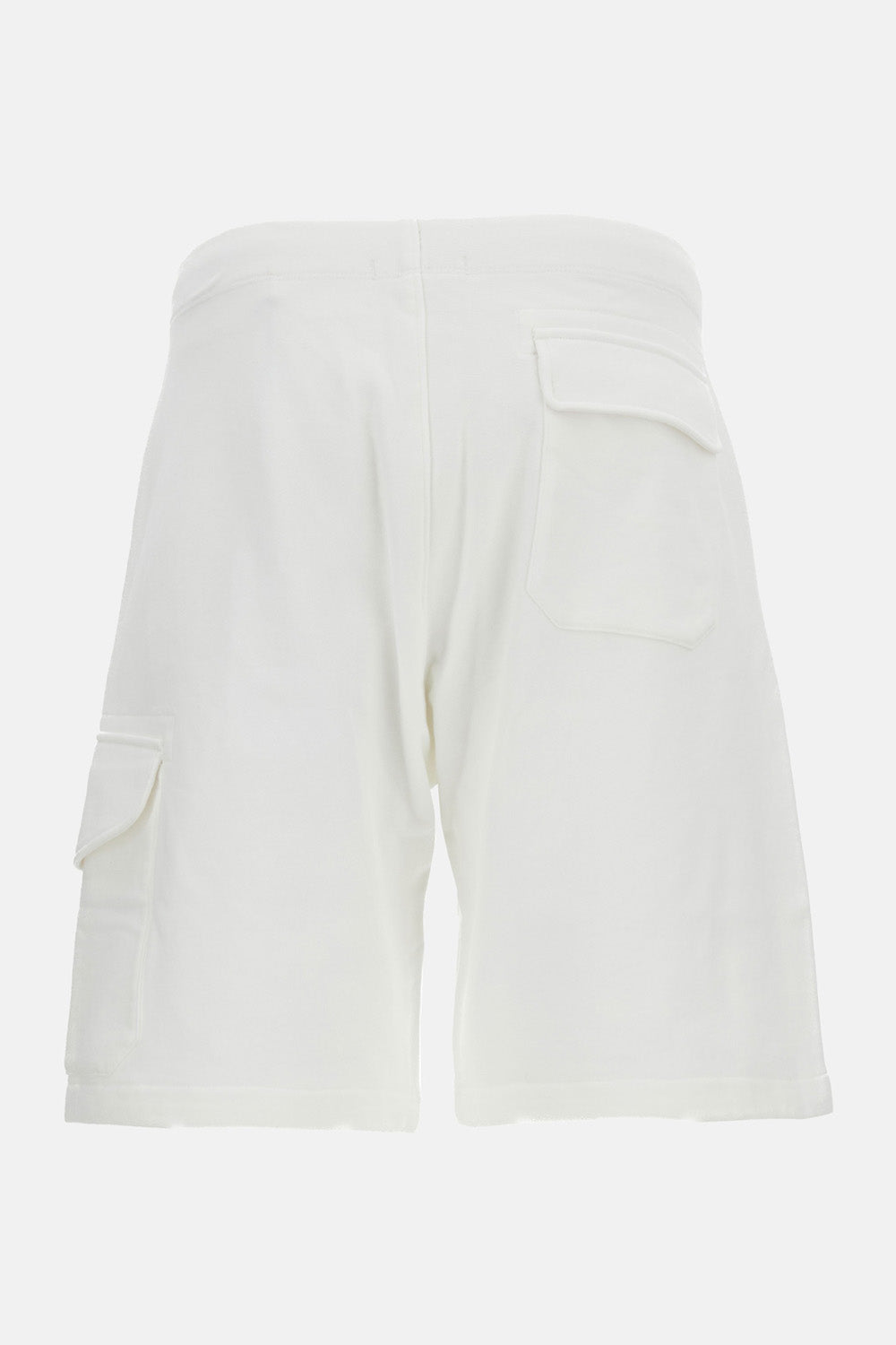 C.P. Company Men Diagonal Raised Fleece Cargo Sweatshorts