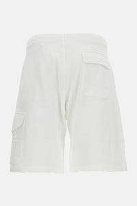 C.P. Company Men Diagonal Raised Fleece Cargo Sweatshorts